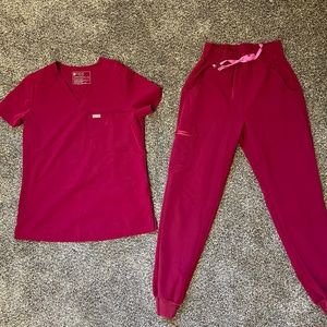 Figs Raspberry Sorbet XS set